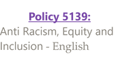 Policy 5139 - English